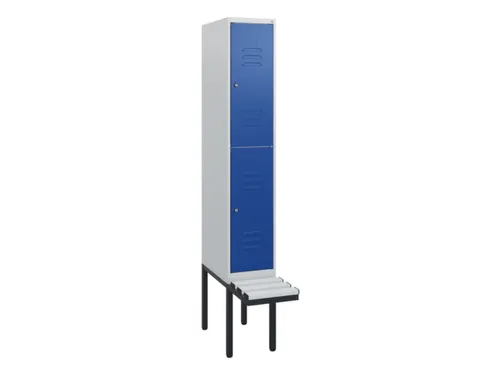 Dubbeldekse dekenkist,HxBxD 1950x300x815mm,1x2vak.,vak B 300mm