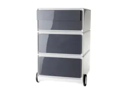 mobiel ladeblok,HxBxD 642x390x436mm,4lade(n),romp wit,front antraciet