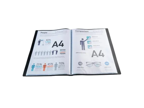 Showalbum PP 40 tas A4 zwart