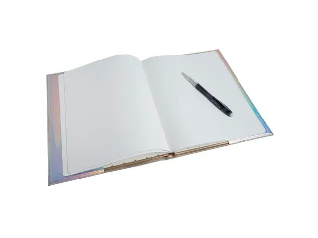 Livre d'or 100 pages tranche argent - Format 27x22cm - GLOSSY - Visuel
