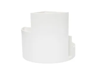 Pennenkoker MAULroundbox Blauwe Engel recycled 6 vaks wit - 3