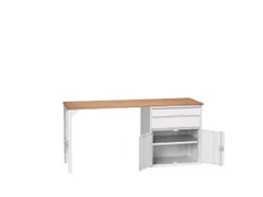 werkbank,HxBxD 930x2000x600mm,multiplexblad,2voeten/1container