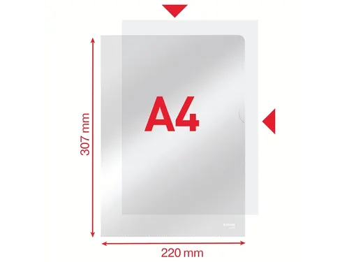 L-map Esselte Standaard A4 Pp Transparant 0.11mm