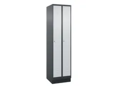 locker,HxBxD 1950x500x500mm,2vak,vak B 250mm,cil.-slot,sokkel