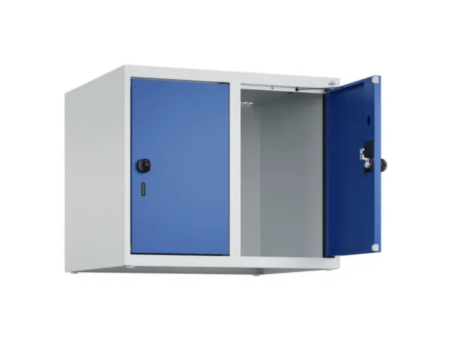 opzetkast,v. locker,2vak.,vak B 300mm,HxBxD 500x600x500mm,draaigrendel