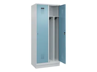 locker voor scheiding van kleding,HxBxD 1950x800x500mm,2vak - 1