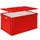 Euronorm-stapelbak,m. isoleerbox,HxLxB 320x600x400mm,65/35l,PP,rood