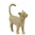 Figuur Décopatch kat rechtopstaand 11x3.5x12cm