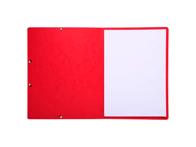 Elastomap zonder klep glanskarton 355gm² - A4-Rood