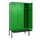 locker met bank,voor scheiding van kleding,HxBxD 2120x1200x815mm,3vak
