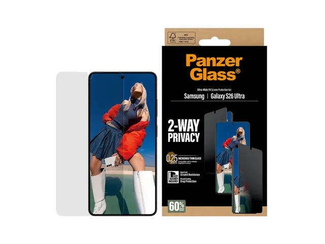PanzerGlass Ultra-Wide Samsung Galaxy S26 Ultra Screen Protector Priva