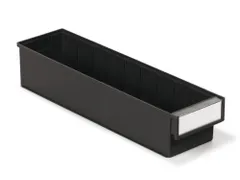 ESD-stellingbak,HxBxD 100x132x500mm,PP,zwart