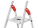 veiligheidsladder,eenzijdig,7 XXL treden,Stand H 1,5m,balk L 2,33m