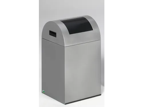 Afvalverzamelaar Zelfblussend 43 Liter 660X320X320Mm Klemring Grijs