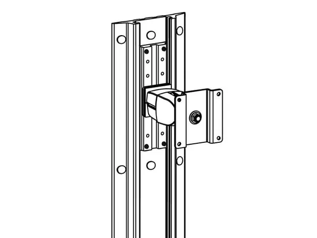 Ergotron montagebeugel voor flatscreen hoogte verstelbaar aluminium
