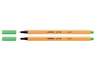 Fineliner STABILO point 88/43 0.4mm licht groen - 1