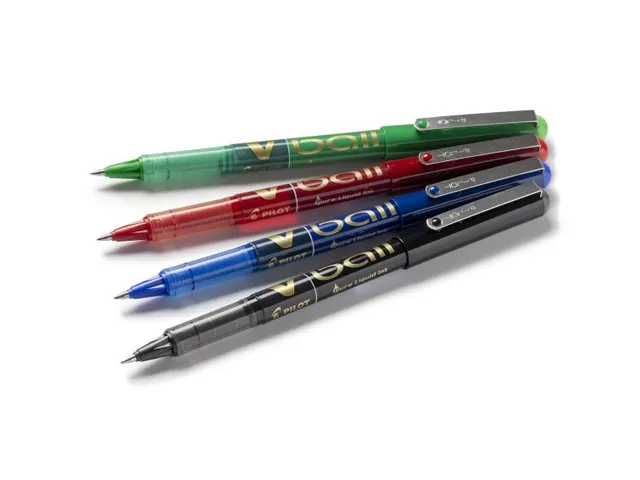 Rollerpen Pilot V-Ball 07 Medium punt Groen