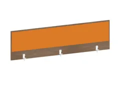 baliepaneel,v. bureau,aanbouw achter,B 1600mm,NT-cherry,BN3005-geel