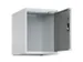 opzetkast,v. locker,1vak.,vak B 400mm,HxBxD 500x400x500mm,cilinderslot