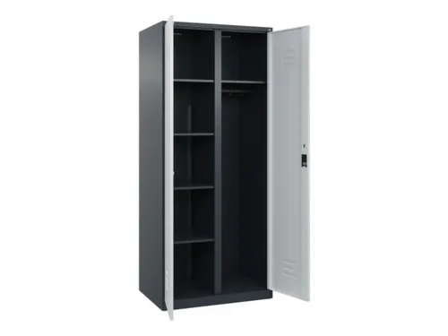 wasgoedverdeelkast,HxBxD 1850x800x500mm,vak B 400mm,cilinderslot