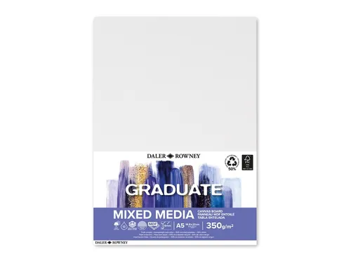 Canvasboard Daler Rowney Graduate A5 wit