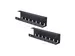 2-Pack Kabelmanagement Tray voor onder bureau 53cm per tray Zwart