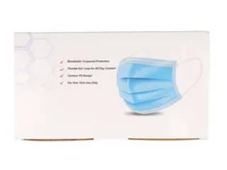 Mondmasker Hynex IIR 3-laags 50 stuks blauw - 5