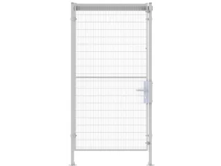Draaideur Veiligheidshek 1000mm Smart Fix Cilinderslot 2200 Mm - 2