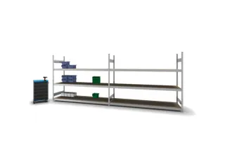breedvakstelling,aanbouwveld,HxBxD 2000x2520x835mm,vakl. 350kg - 2