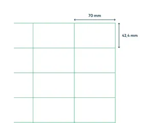 Verwijderbare Etiketten 70x42.3mm Wit Doos a 1000 Vel 42013 - 3