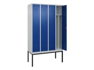 locker voor scheiding van kleding,HxBxD 2120x1200x500mm,4vak - 2