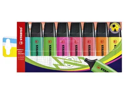 Markeerstift STABILO BOSS Original 70/8 assorti etui à 8 stuks