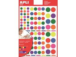 Verwijderbare Stickers Cirkel 624 Stuks Assorti