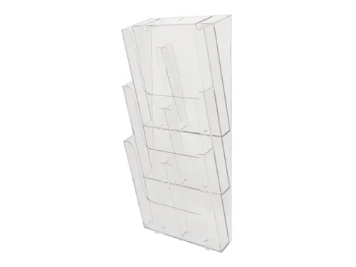Wandfolderhouder A4 vertic (3) transp.