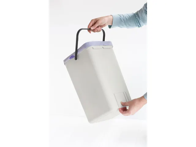 Afvalemmer Sort & Go 12 Liter Lichtgrijs