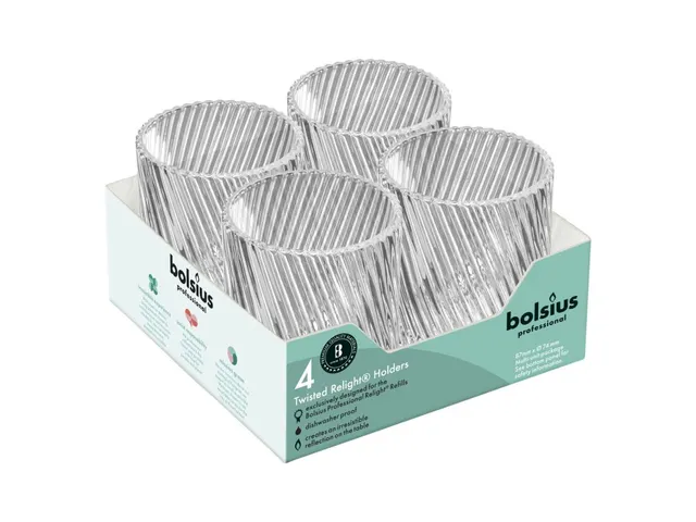 Relight Kaarsen Houder Twist doos 4 Stuks