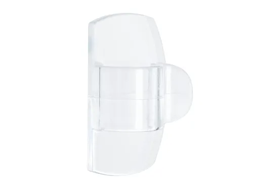 Kabelklem Command rond incl bevestigingsstrips transparant 4 stuks