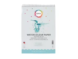 Aquarelblok Qrea A4 20 vel 200gr spiraal