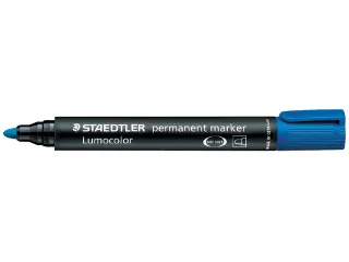 Viltstift Staedtler 352 Lumocolor rond blauw 2mm - 1