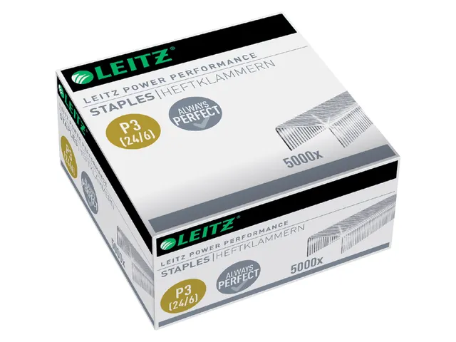 Nieten Leitz 5449 P3 24/6 verzinkt 5000 stuks