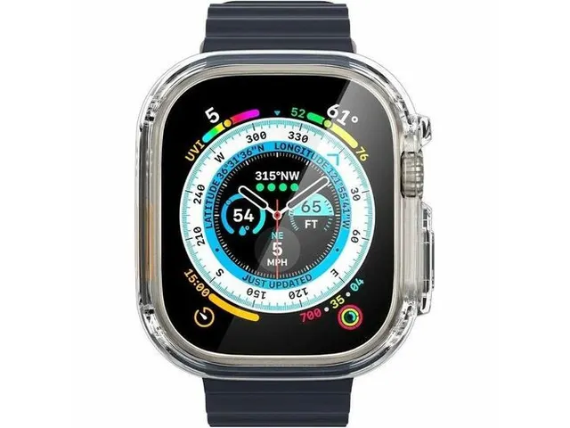 Spigen Case ACS05459 Watch Ultra 2/1 49mm Case Ultra Hybrid Crystal Cl