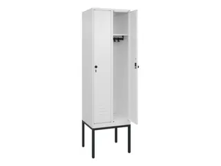 locker,HxBxD 2120x600x500mm,2vak,vak B 300mm,draaigrendel - 2