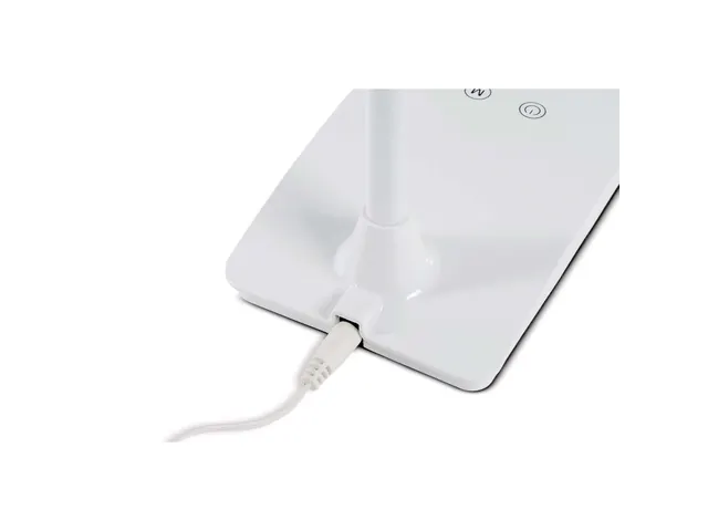 Bureaulamp MAUL Pearly LED voet dimbaar colour vario Wit