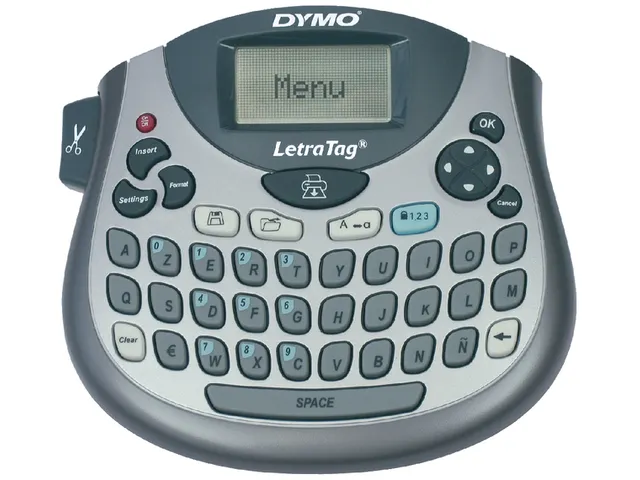 Labelprinter Dymo LetraTag 100T draagbaar azerty 12mm zilver