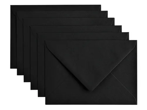 Envelop Papicolor C6 114x162mm Ravenzwart Gegomd