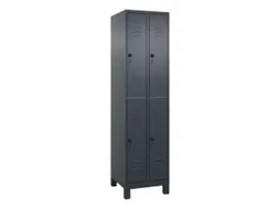 dubbeldekse locker,HxBxD 1950x500x500mm,2x2vak.,vak B 250mm