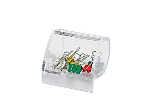 Papercliphouder MAUL 87x77x65mm acryl