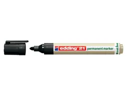 Viltstift edding 21 EcoLine rond zwart 1.5-3mm