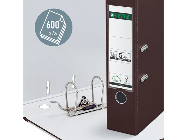 Ordner Leitz 1010 A4 80mm Pp Bruin