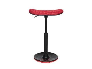 Zit-/stahulp Beweeglijk Zitmechanisme Skateboard-Zitting Rood Stof - 1